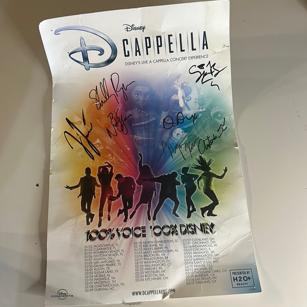 DCAPPELLA signed poster!!